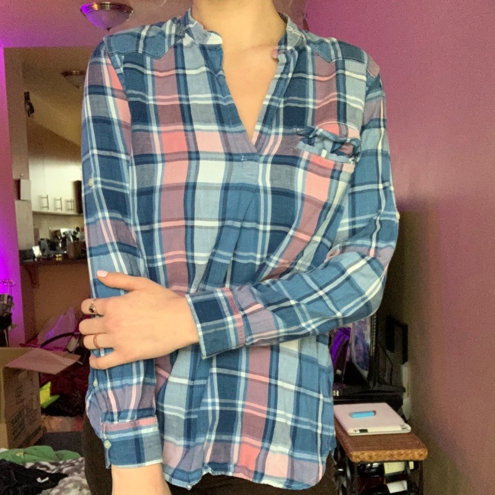 Gap Flannel Plaid Shirt